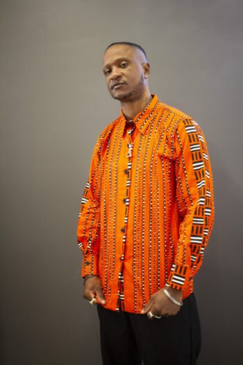 chemise adama orange